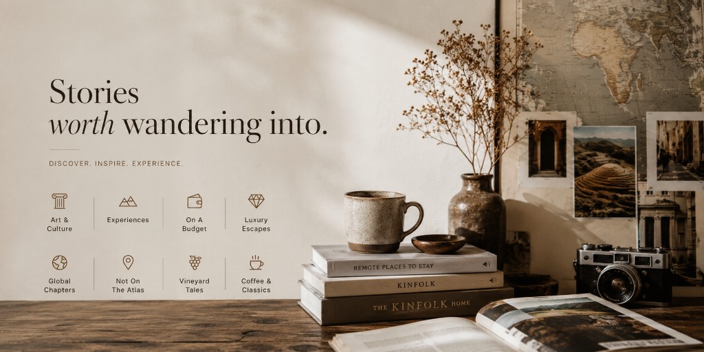 Stories worth wandering into — Discover. Inspire. Experience.