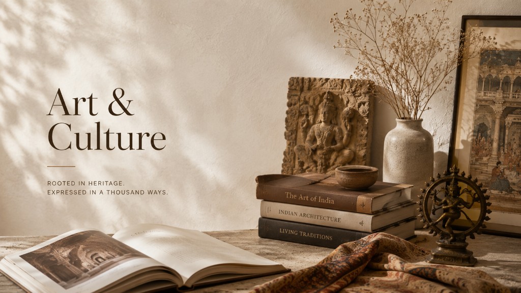Art & Culture — Rooted in heritage. Expressed in a thousand ways.