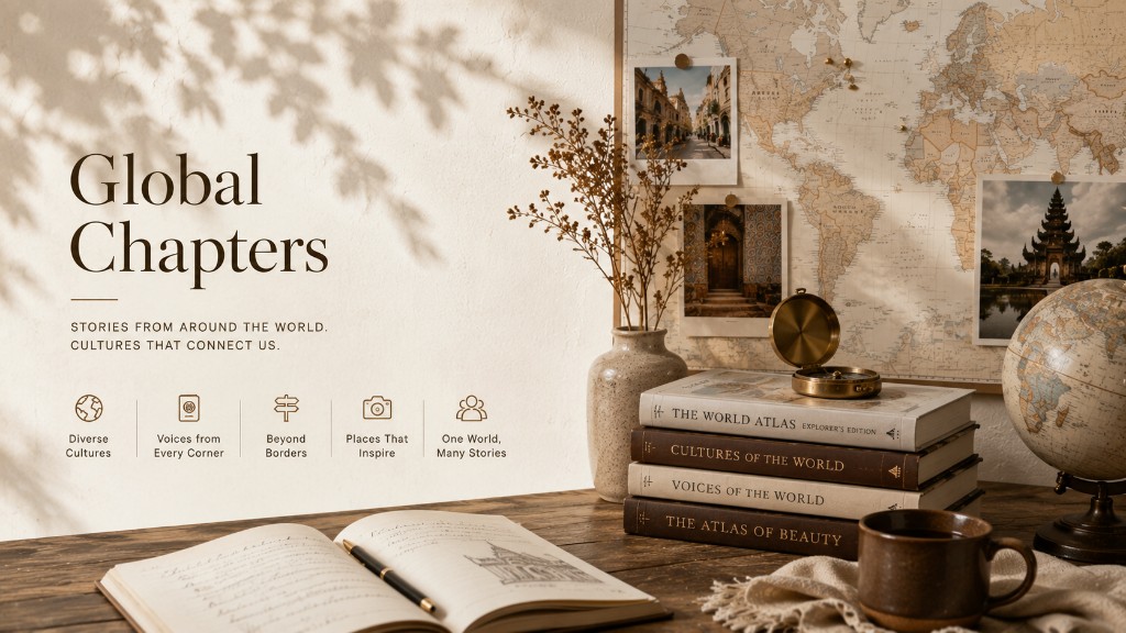 Global Chapters — Stories from around the world. Cultures that connect us.