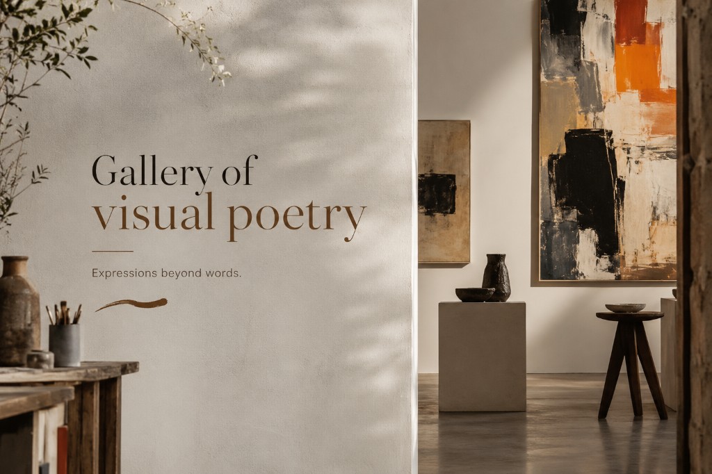 Gallery of visual poetry — expressions beyond words